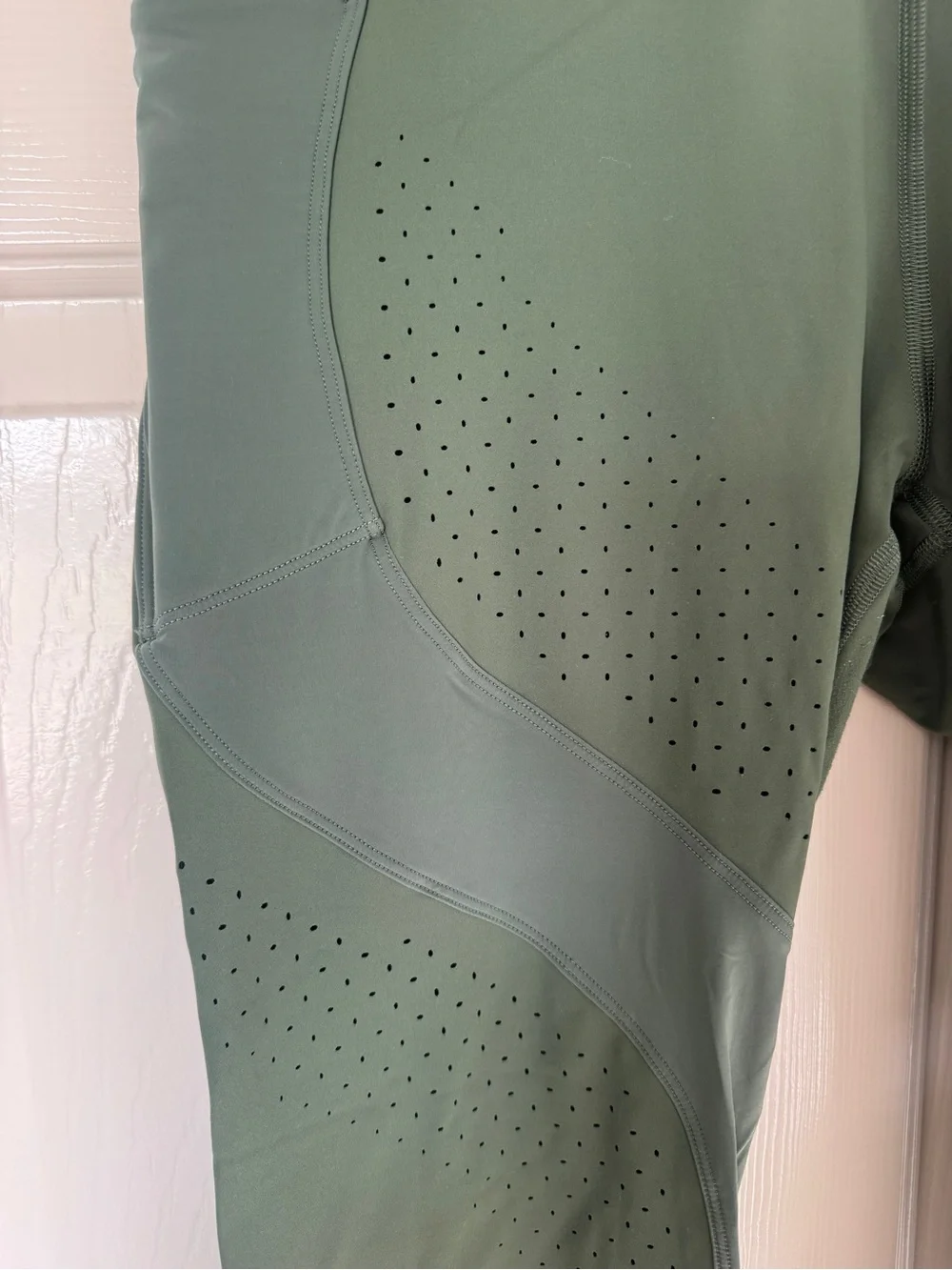 Lululemon High-Rise Green Performance Leggings